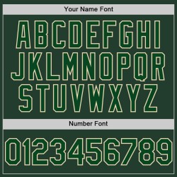 Camiseta de béisbol verde auténtica de la línea Cream personalizada