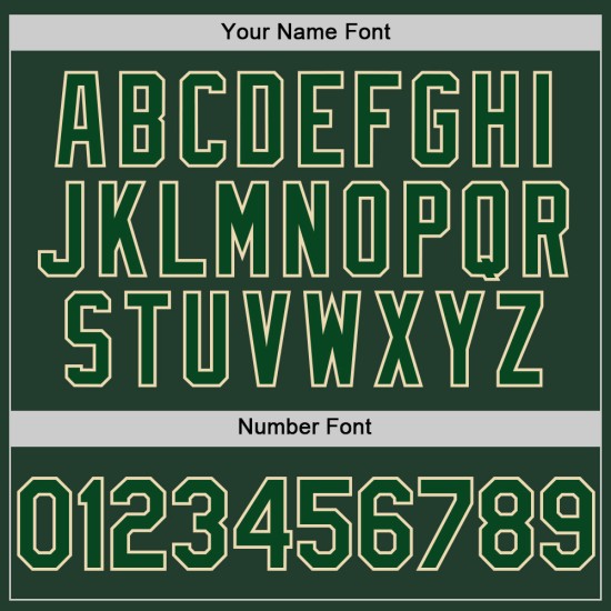 Camiseta de béisbol verde auténtica de la línea Cream personalizada
