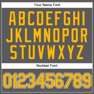 Camiseta de béisbol auténtica gris personalizada en dorado y blanco y acero