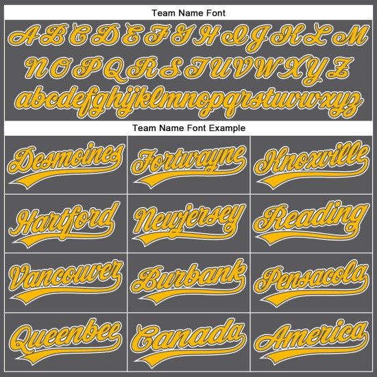 Camiseta de béisbol auténtica gris personalizada en dorado y blanco y acero