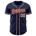 Camiseta auténtica personalizada de City Baseball color crema y azul marino carmesí Camiseta auténtica personalizada de City Baseball color crema y azul marino carmesí