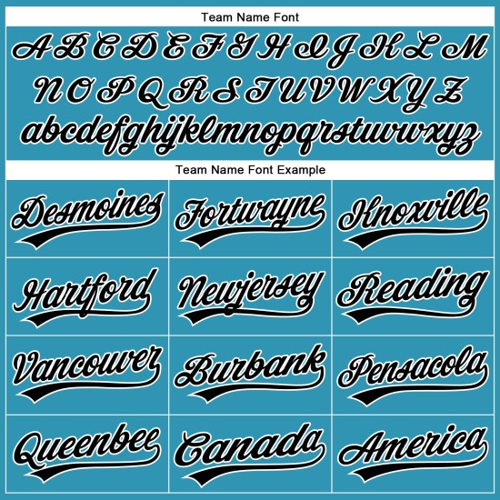 Camiseta de béisbol azul auténtica personalizada de Panther, negra y blanca